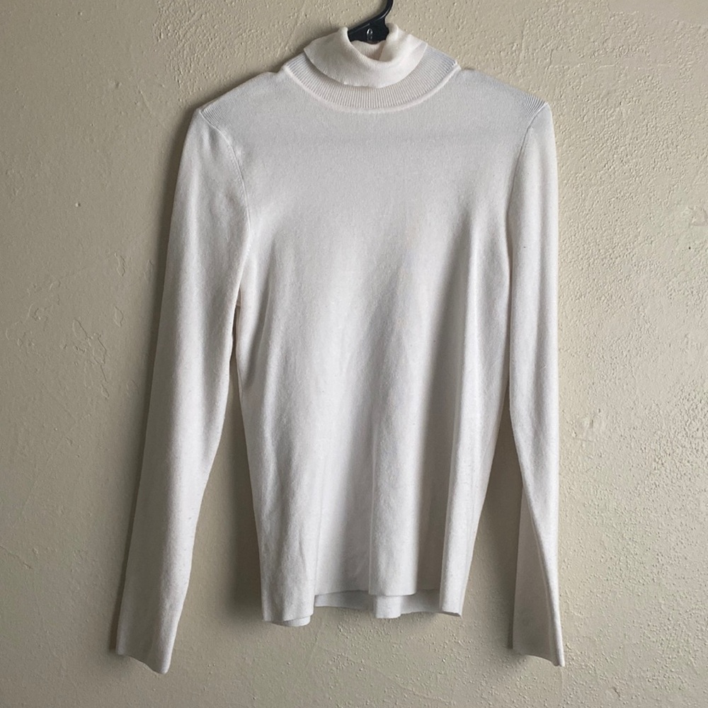 White Turtleneck